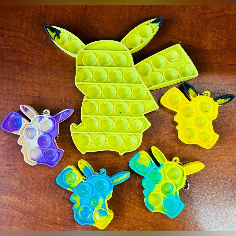 Pikachu Pokémon Fidget Popper Toys